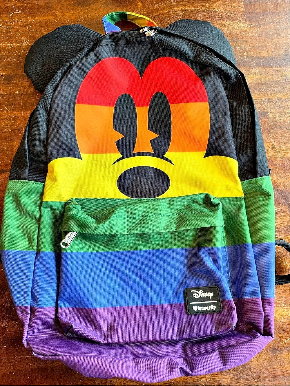 Disney Loungefly Mickey Mouse Rainbow Backpack